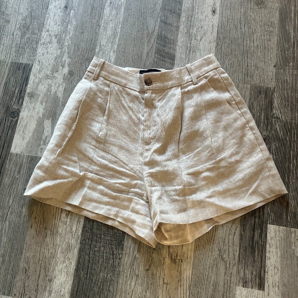 Banana Republic Linen Blend Shorts (Size 0)